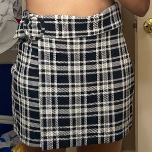 ZARA KILT-ESQUE MINI SKIRT